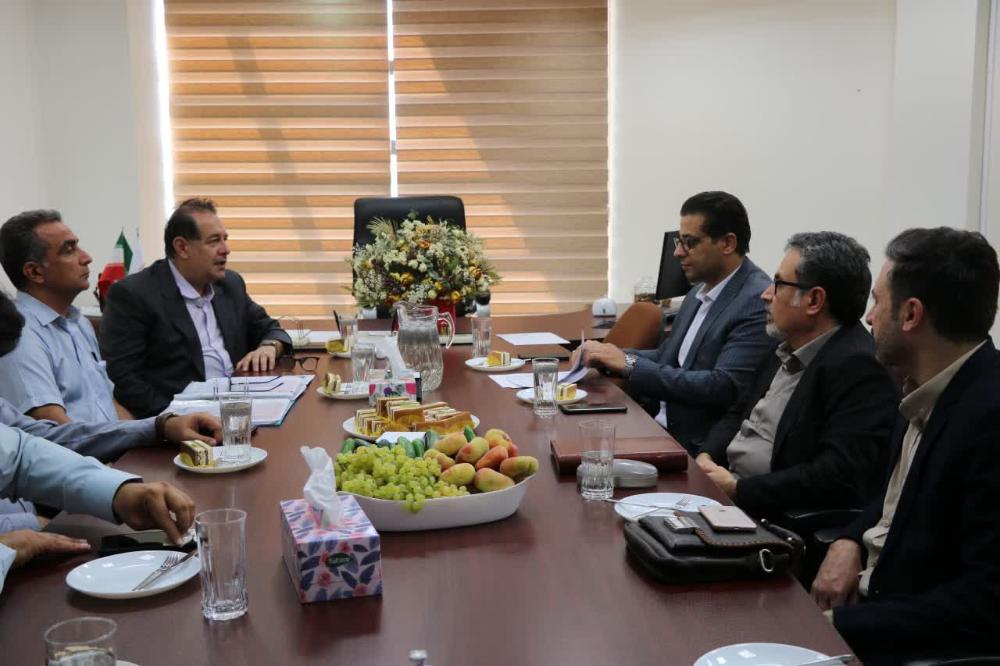 جلسه هم اندیشی مسئولین دانشگاه با سرمایه گذار مرکز تشخیص و درمان سرطان و تولید رادیودارو